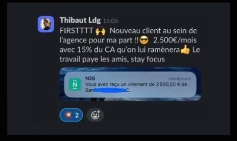 Thibaut — Nouveau client 2500€/mois